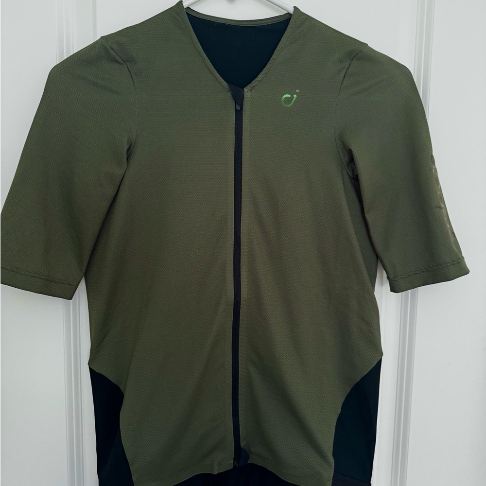 Olive Green Cycling Jersey